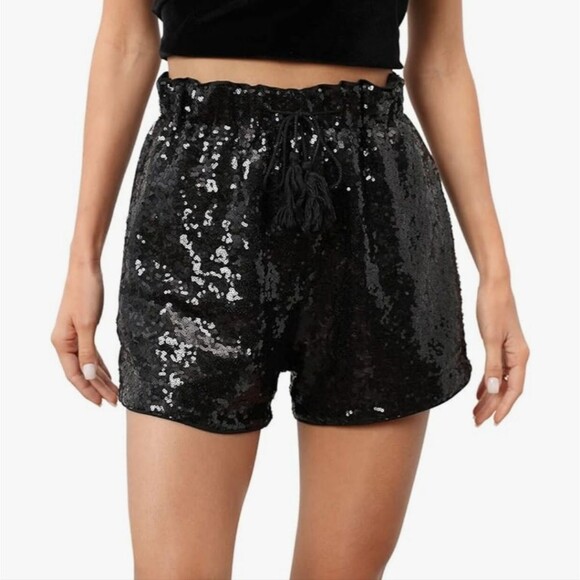 NWT Kancy Kole Black Sequin Short and Blazer Set - Picture 12 of 13